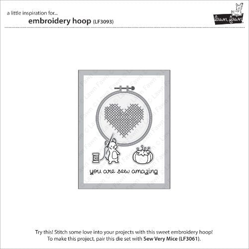 Lawn Fawn - Lawn Cuts - Embroidery Hoop Dies