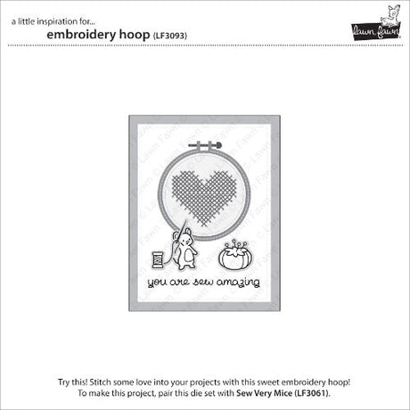 Lawn Fawn - Lawn Cuts - Embroidery Hoop Dies