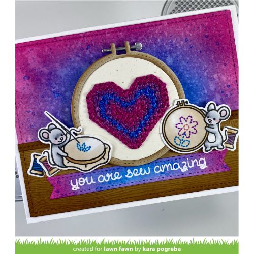 Lawn Fawn - Lawn Cuts - Embroidery Hoop Dies