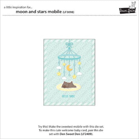 Lawn Fawn - Lawn Cuts - Moon and Stars Mobile Dies