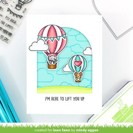 Lawn Fawn - Hot Foil - Cloud Background Hot Foil Plate