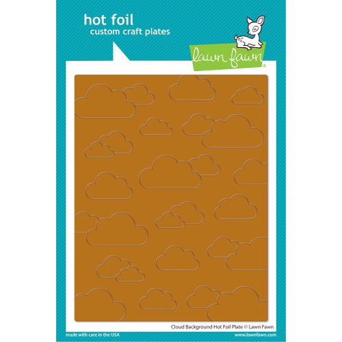 Lawn Fawn - Hot Foil - Cloud Background Hot Foil Plate