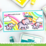 Lawn Fawn - Lawn Clippings - Corner Rainbow Stencils