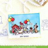 Lawn Fawn - Stamps - Yappy Birthday Add-on