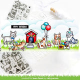 Lawn Fawn - Stamps - Yappy Birthday Add-on