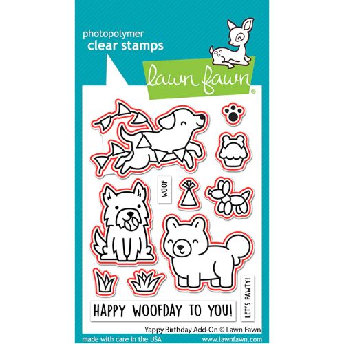 Lawn Fawn - Lawn Cuts - Yappy Birthday Add-on Dies