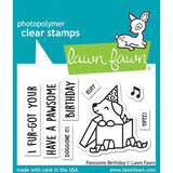 Lawn Fawn - Stamps - Pawsome Birthday