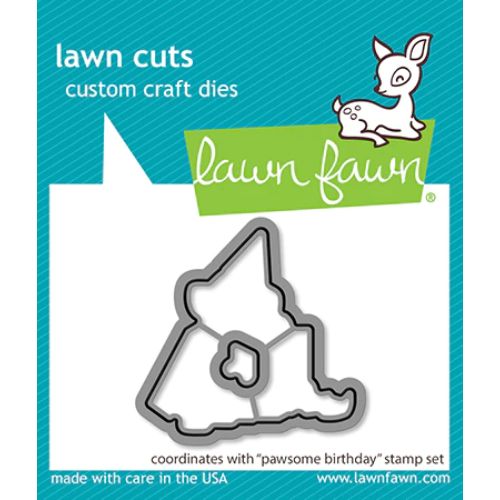 Lawn Fawn - Lawn Cuts - Pawsome Birthday Dies
