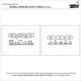 Lawn Fawn - Stamps - Simply Celebrate More Critters