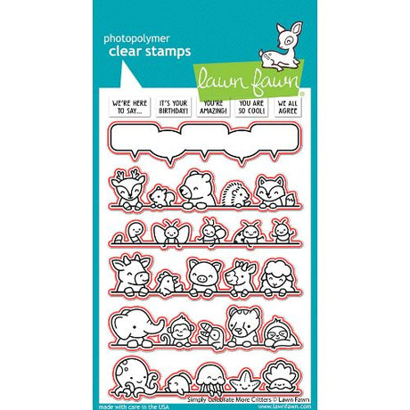 Lawn Fawn - Lawn Cuts - Simply Celebrate More Critters Dies