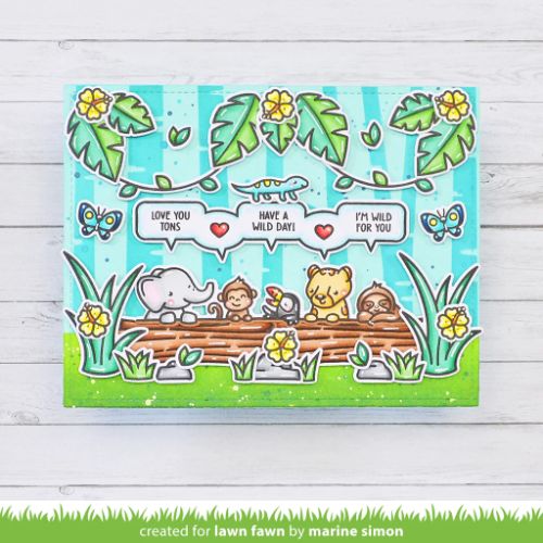 Lawn Fawn - Stamps - Simply Celebrate More Critters Add-On