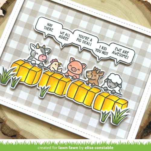 Lawn Fawn - Stamps - Simply Celebrate More Critters Add-On