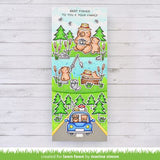 Lawn Fawn - Stamps - Car Critters Road Trip Add-On