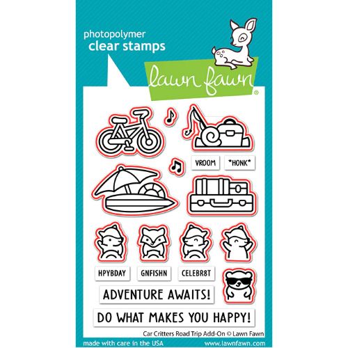 Lawn Fawn - Lawn Cuts - Car Critters Road Trip Add-On Dies