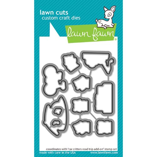 Lawn Fawn - Lawn Cuts - Car Critters Road Trip Add-On Dies