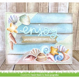 Lawn Fawn - Stamps - How You Bean? Seashell Add-On