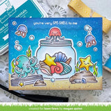 Lawn Fawn - Stamps - How You Bean? Seashell Add-On