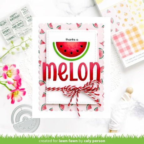 Lawn Fawn - Stamps - Tiny Tag Sayings: Fruit