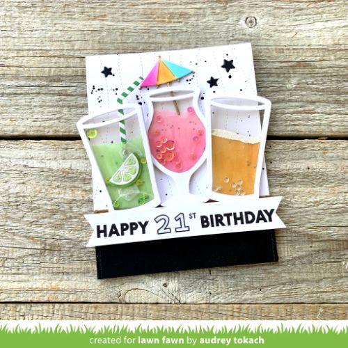 Lawn Fawn - Lawn Cuts - Build-A-Drink Die