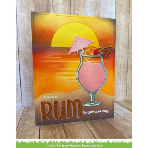 Lawn Fawn - Lawn Cuts - Build-A-Drink Cocktail Add-On Die