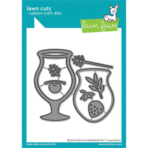 Lawn Fawn - Lawn Cuts - Build-A-Drink Cocktail Add-On Die