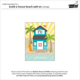 Lawn Fawn - Lawn Cuts - Build-A-House Beach Add-On Die