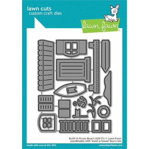 Lawn Fawn - Lawn Cuts - Build-A-House Beach Add-On Die