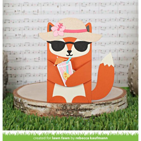 Lawn Fawn - Lawn Cuts - Woodland Critter Huggers Summer Add-On Die