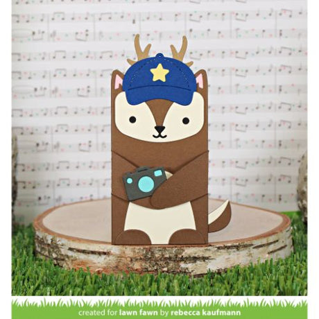 Lawn Fawn - Lawn Cuts - Woodland Critter Huggers Summer Add-On Die