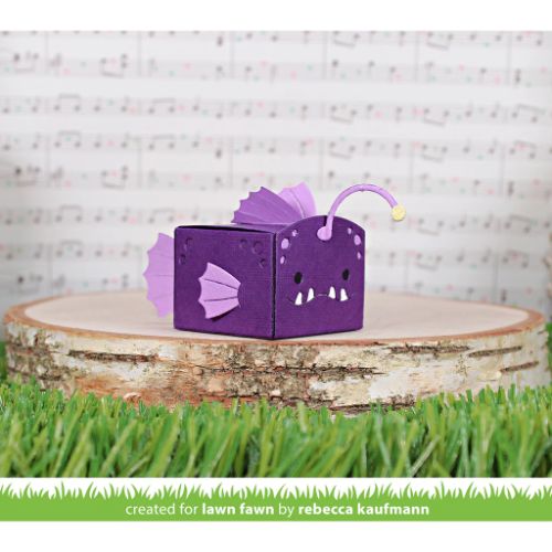 Lawn Fawn - Lawn Cuts - Tiny Gift Box Anglerfish Add-On Die