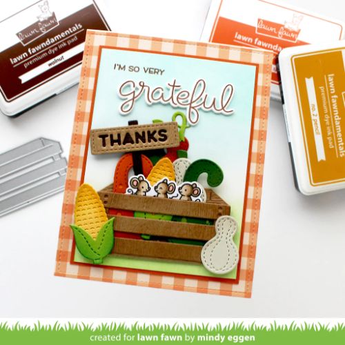 Lawn Fawn - Stamps - Hay There, Hayrides! Mice Add-On