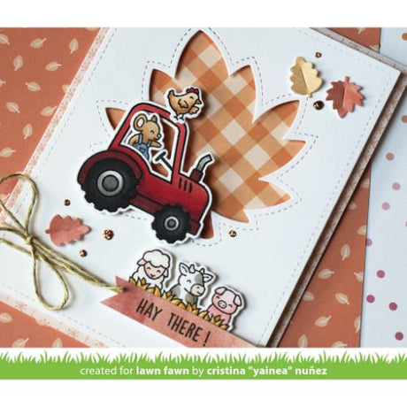 Lawn Fawn - Stamps - Hay There, Hayrides! Mice Add-On