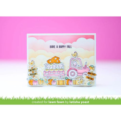 Lawn Fawn - Stamps - Hay There, Hayrides! Mice Add-On