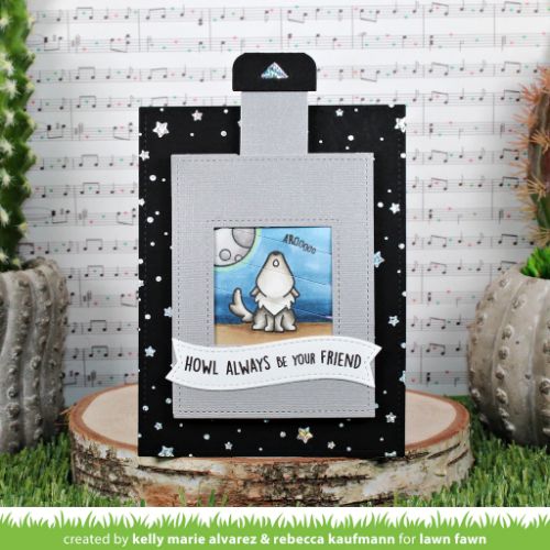 Lawn Fawn - Stamps - Wolf Before 'n Afters