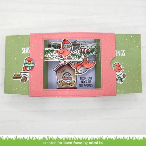 Lawn Fawn - Stamps - Winter Birds