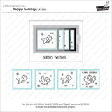 Lawn Fawn - Stamps - Flappy Holiday