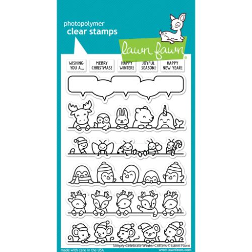 Lawn Fawn - Stamps - Simply Celebrate Winter Critters