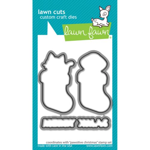 Lawn Fawn - Lawn Cuts - Pawsitive Christmas Dies