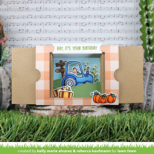 Lawn Fawn - Lawn Cuts - Ta-da! Diorama! Hillside Add-On Dies