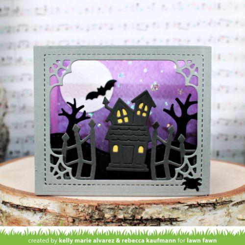 Lawn Fawn - Lawn Cuts - Shadow Box Card Halloween Add-On Dies