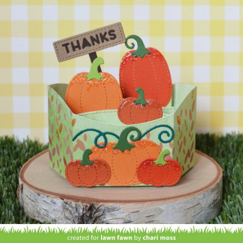 Lawn Fawn - Lawn Cuts - Stitched Pumpkin Dies