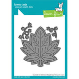 Lawn Fawn - Lawn Cuts - Outside Tn Stitched Maple Leaf Dies