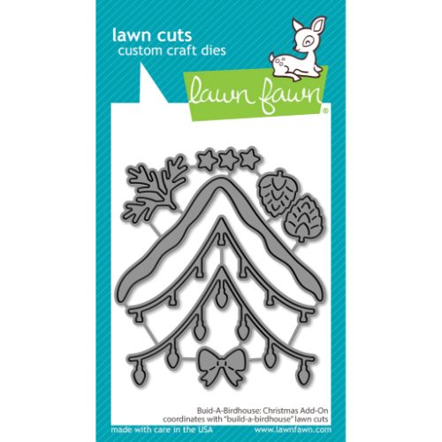 Lawn Fawn - Lawn Cuts - Build-A-Birdhouse Christmas Add-On Dies