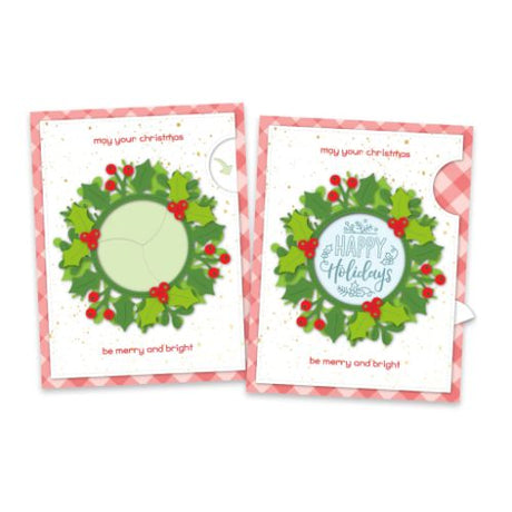 Lawn Fawn - Lawn Cuts - Magic Iris Holly Wreath Add-On Dies