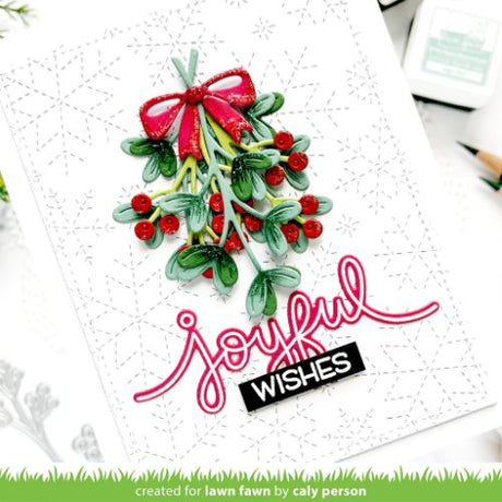 Lawn Fawn - Lawn Cuts - Merry Mistletoe Dies