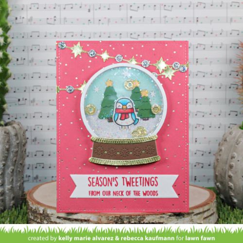 Lawn Fawn - Lawn Cuts - Sparkle Garland Borders Dies