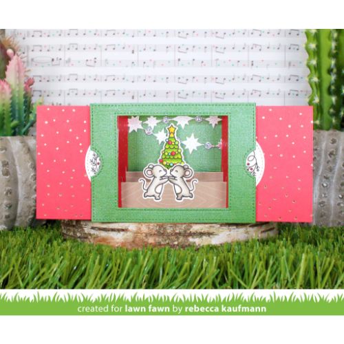 Lawn Fawn - Lawn Cuts - Sparkle Garland Borders Dies