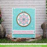 Lawn Fawn - Lawn Cuts - Embroidery Hoop Snowflake Add-On Die