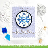 Lawn Fawn - Lawn Cuts - Embroidery Hoop Snowflake Add-On Die
