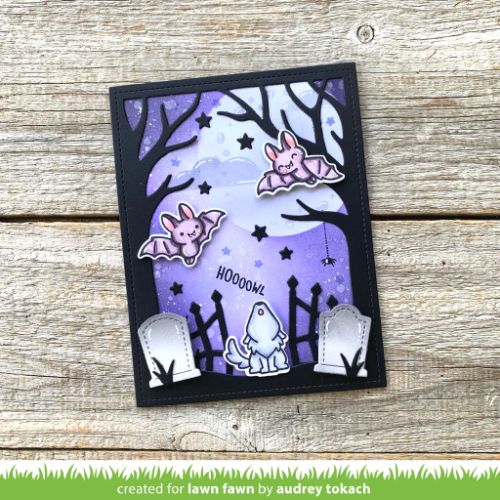 Lawn Fawn - Lawn Cuts - Spooky Forest Backdrop Dies